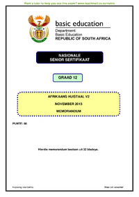 Afrikaans HL P2 Nov 2013 Memo.pdf